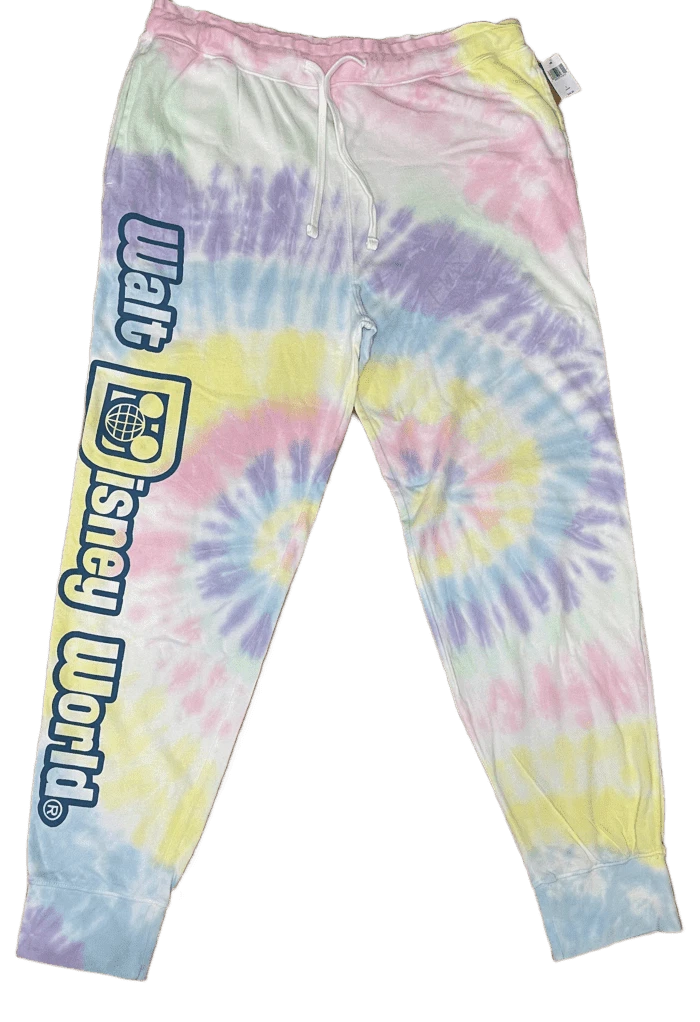 Walt Disney World Pastel Tie Dye Sweatpants for Men
