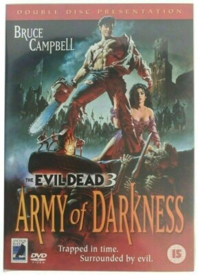 ARMY OF DARKNESS THE EVIL DEAD PART 3 DVD 3rd Movie Third Film UK