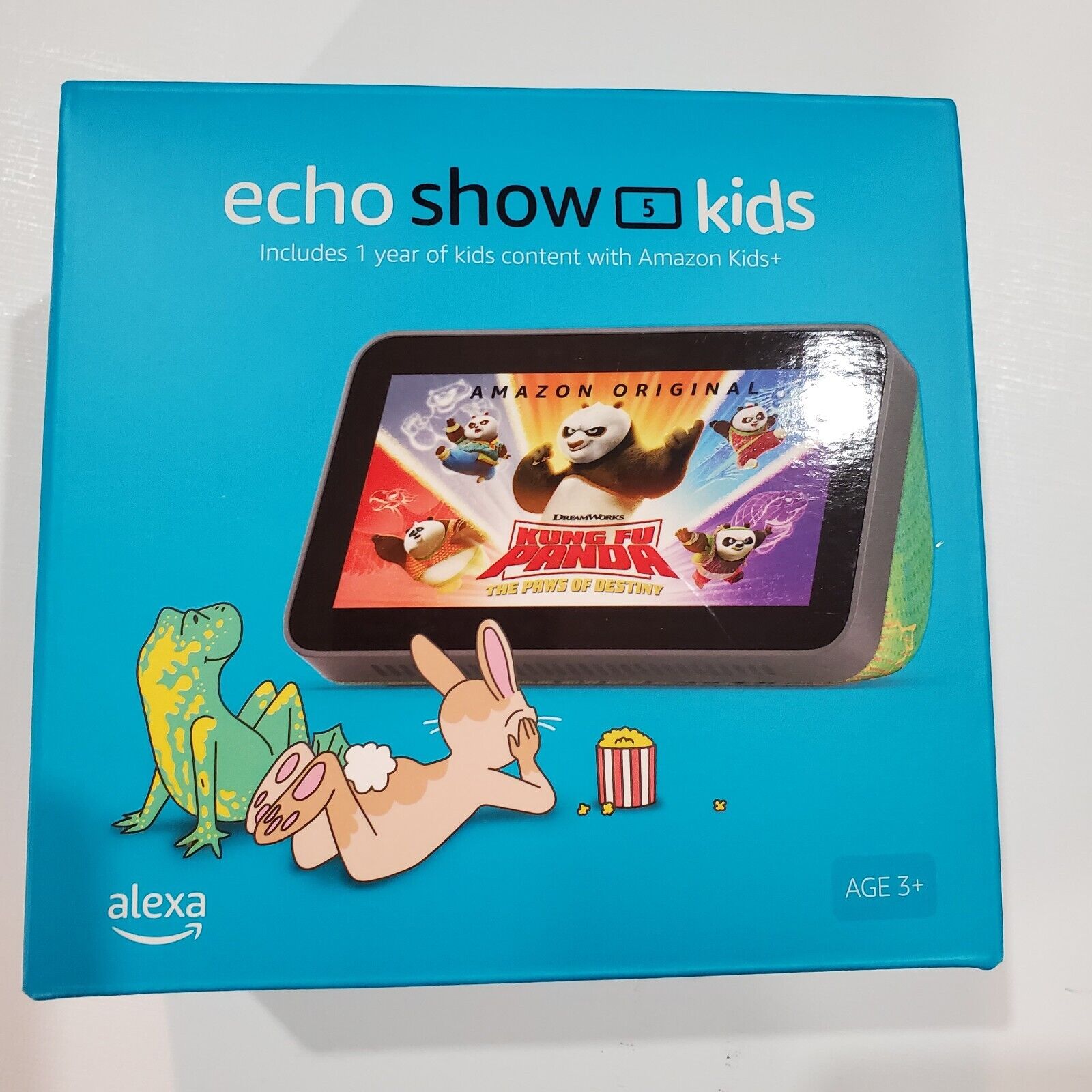 mero escribir par Amazon Echo Show 5 Kids Chameleon Smart Display with Alexa 2nd Gen 2021 |  eBay