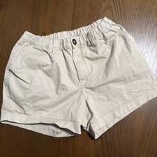 Chubbies Men s Beige Solid Chino Shorts Elast...