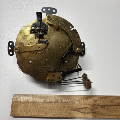 Vintage New England winding Wall Clock w/ Franz Hermle Movement 130-020 PARTS