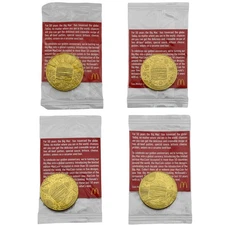 McDonald's Big Mac Coins Full set of 4 - 50th Anniversary New Sealed