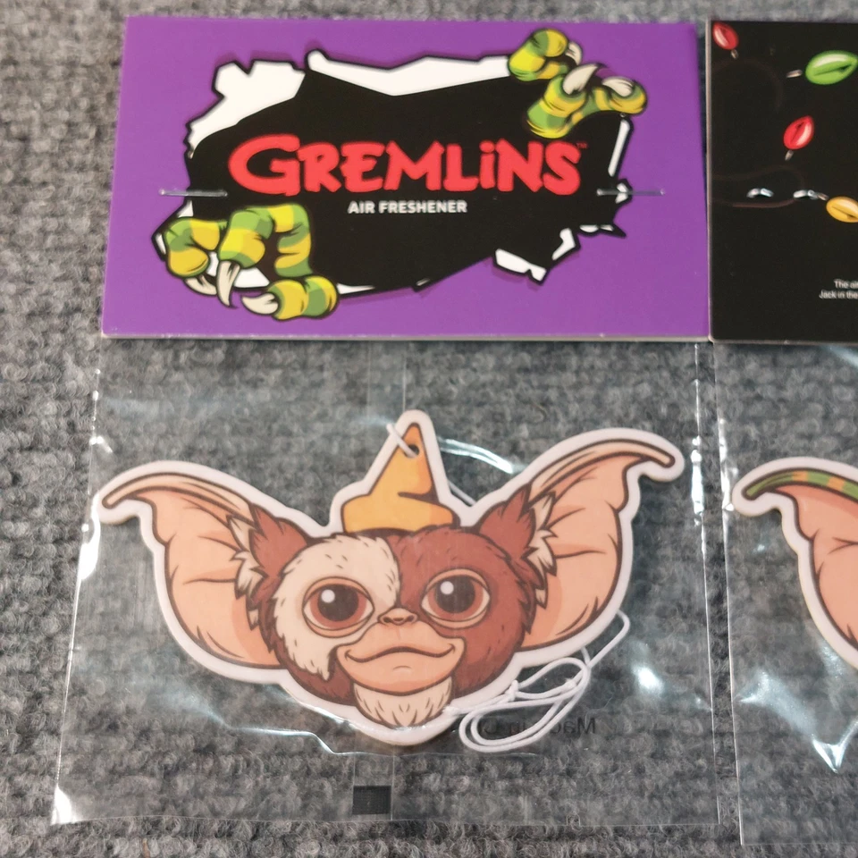 Lote de (2) Ambientador Jack In The Box Gremlins Midnight Meal - Gizmo y Rayas Foto 2 de 4