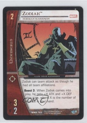 2005 VS System Marvel Knights Zodiak (Norman Harrison) #MMK-163