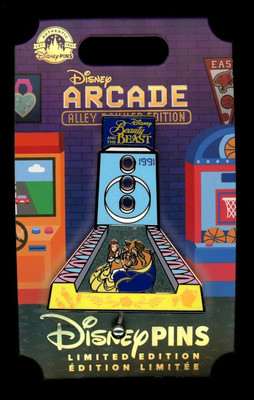 DLR Belle Beauty and Beast Alley Bowler Arcade August LE Disney Pin 167164