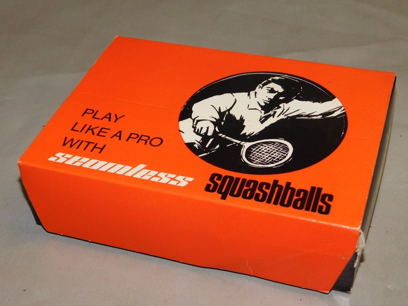 Official SquashBalls by Seamless Rubber Co. #560 Singles NOS VTG Box of 12 Balls