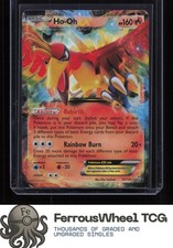 ho oh ex pokemon card value Ho-Oh EX 121/122 Full Art Ultra Rare XY Breakpoint Pokemon Card Near M main image 1