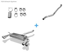 Stainless System Mercedes W176 A250 160kW (Brabus Front Bumper Je 2x76mm