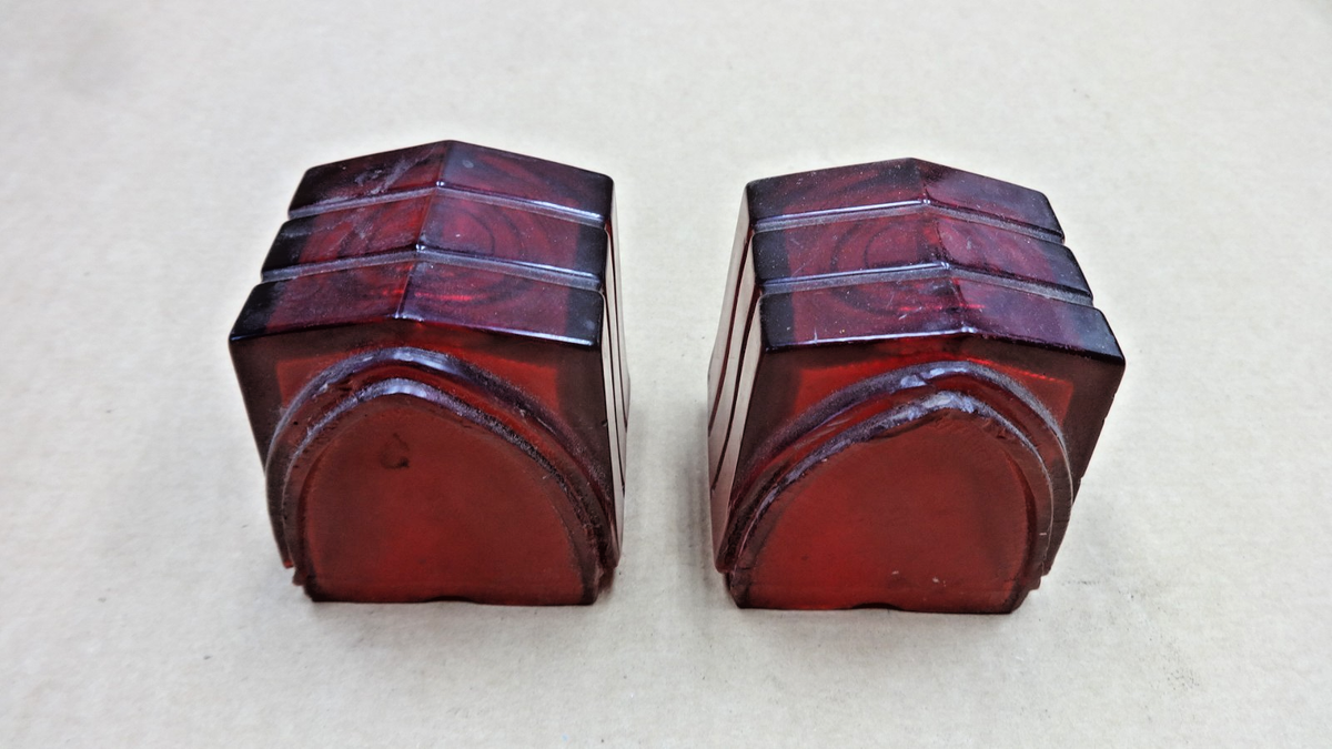 1937 1938 LaSalle TAIL LIGHT LENSES Original replacement plastic