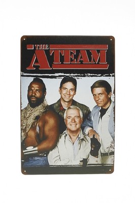 ! A-TEAM ! Blechschild Kult VINTAGE RETRO 80er  TV Serie