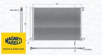 Magneti Marelli 350203101300 Kondensator FüR Klimaanlage Kondensator