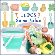 11Pcs Beach Toys Set Sand Toys Kids Sandbox Toys Gift Package