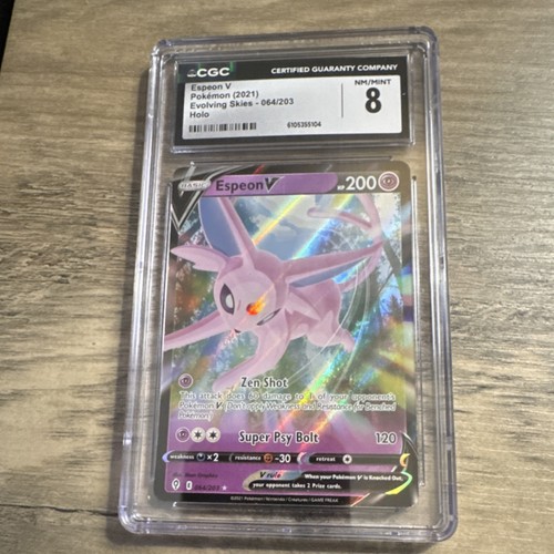 Espeon V graded CGC 8 for sale on eBay