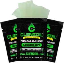 CLENZOIL Field & Range Single Wipe Multi-Pack - 20 Count (Pack of 1), Green 