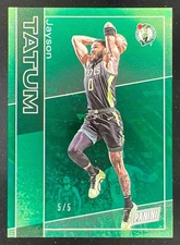 2025 Panini NSCC Silver Packs Wrapper Redemption Green #15 Jayson Tatum /5