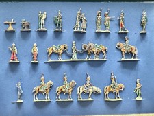 Cbg Mignot: Rare French Guard Chasseurs, c1815. 30mm Flat Figures