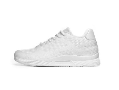 $160 CONZURI men's ''Ice Runners'' 2.4'' Hight Boost shoes sneakers - White - 12