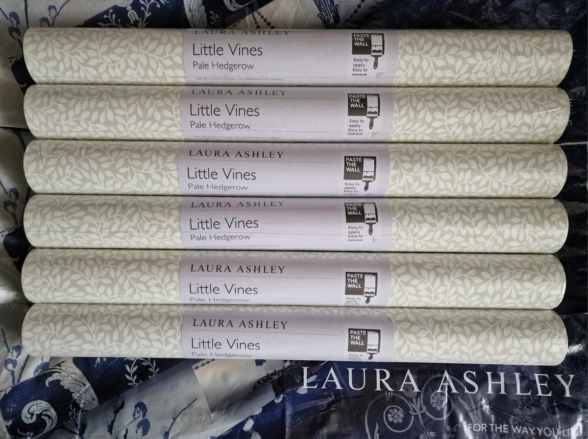 Papel pintado Laura Ashley Little Vines seto pálido x6 rollos precio disponible por rollo