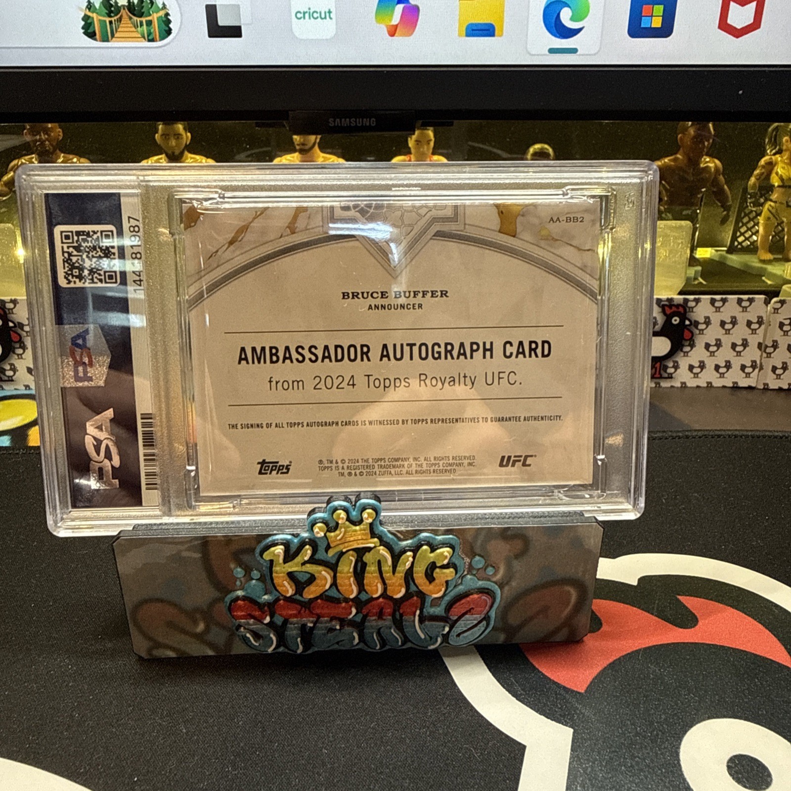 2024 Topps Royalty - Bruce Buffer Ambassador On Card Auto Gold /10 ...