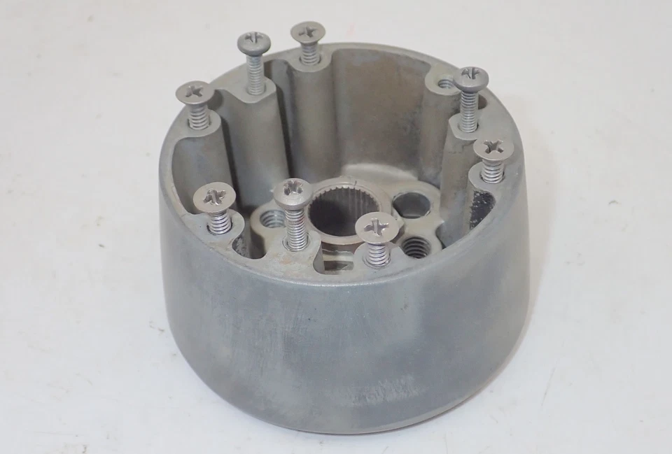 Buje de volante de madera Chevrolet 1964-1966 tamaño completo 3845286 Impala Bel Air raro Foto 3 de 4