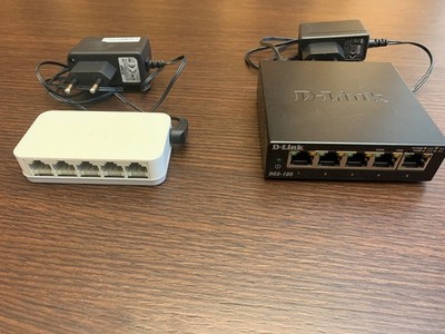 D-link DGS-105/E 5er Switch + D-link GO-SW-5E Hub gratis dazu !