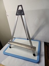VTG MCM Aluminum Painting Easel Tri Pod 12x9 ...
