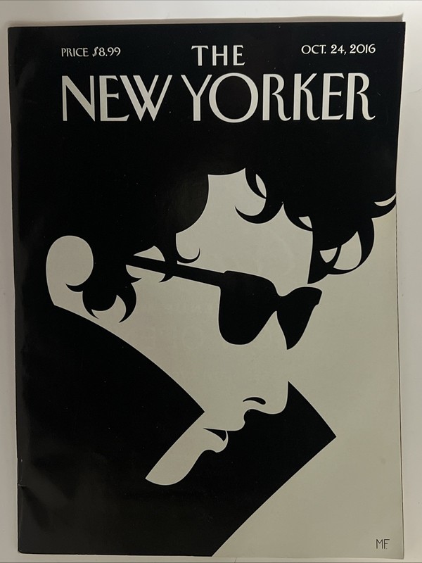 New Yorker Magazine - October 24, 2016 Bob Dylan “The Laureate” On Cover