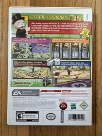 Monopoly (Nintendo Wii, 2008). CIB. Tested