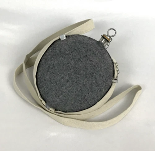 Civil War Grey Wool Smooth Side Canteen - Discounted