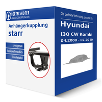 Oris AnhäNgerkupplung Starr FüR Hyundai I30 Cw Kombi Typ Fd Ahk