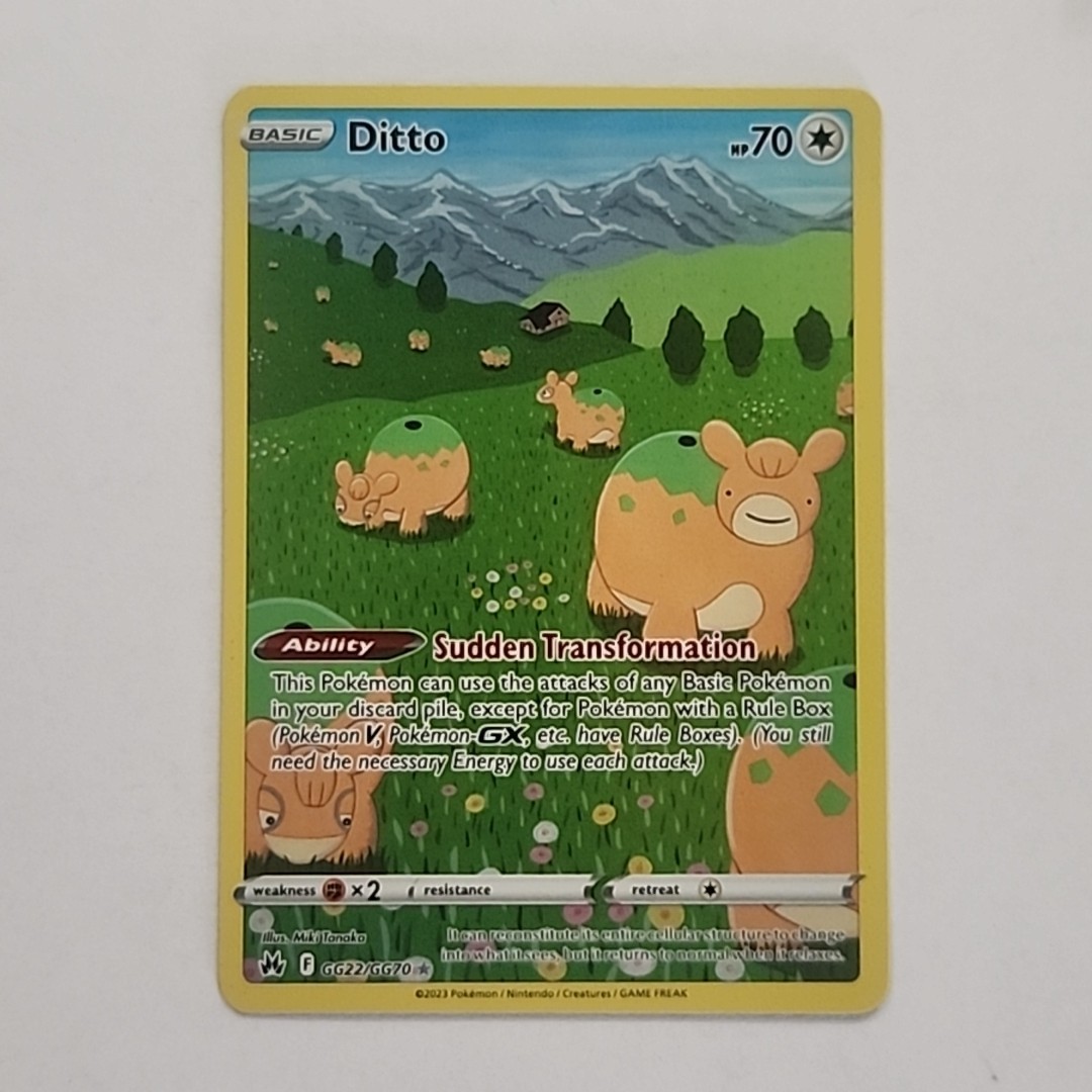 Ditto - GG22/GG70 Crown Zenith Galarian Gallery Pokemon - NM/M