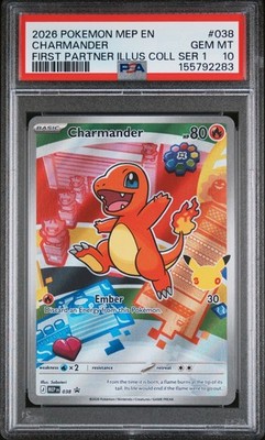 PSA 10 SEQUENTIAL Set - Bulbasaur Charmander 038 Squirtle Pokemon