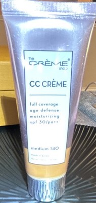 The Creme Shop CC Cream Medium 140 Full Coverage SPF 30 Age Defense 1.69 oz