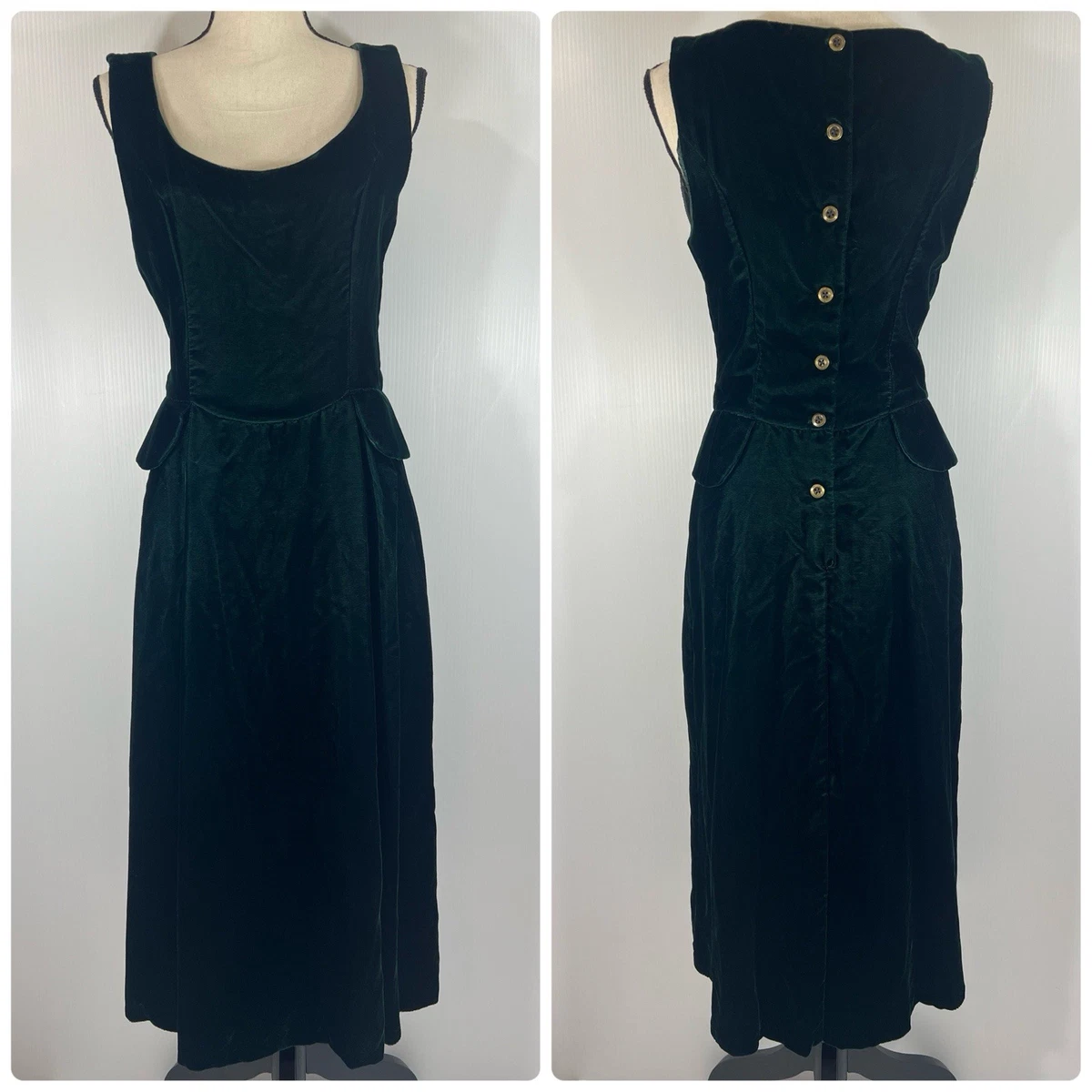 green emerald velvet dress Vintage 1960s Green Velvet Dress  The Barn Owl Vintage Goods