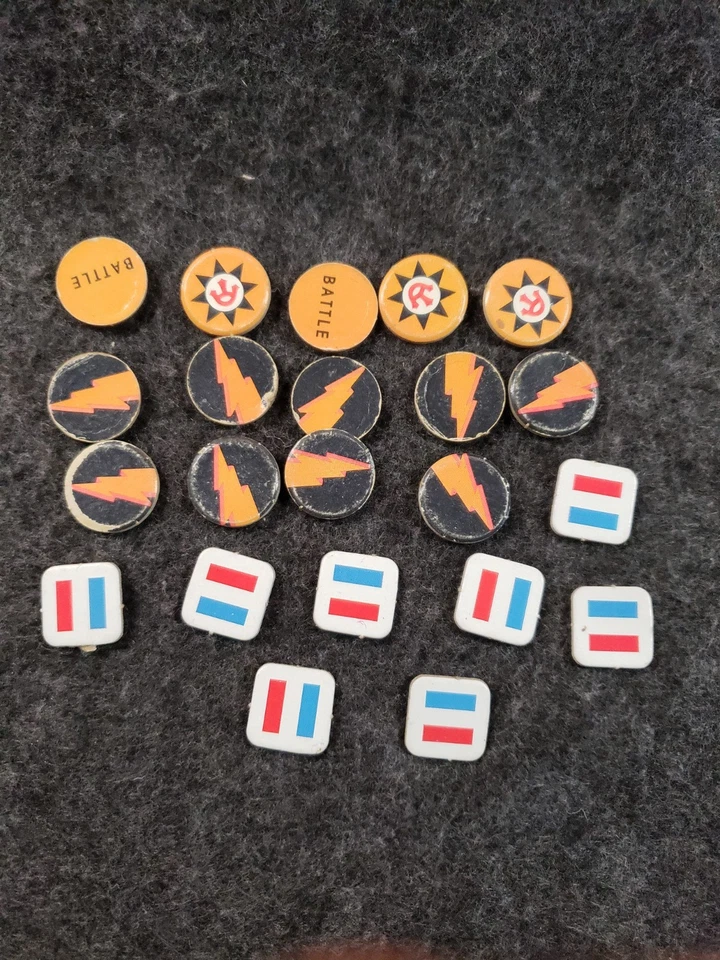 Fortress America & Other MB MIXED Markers Replacement Game Parts QTY 22 (SB5) - Image 4 of 4