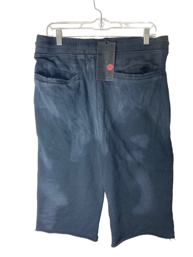 SMOKE RISE MEN'S DIP DYE FLEECE SHORT/ BLK/ LARGE MEN'S/ JS7352BK - Bild 2 von 2