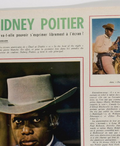 Amanda Lear SIDNEY POITIER Horst Buchholz BRIGITTE BARDOT Cinemonde magazine 60s - Picture 3 of 3