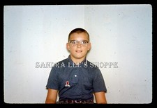 1960 Slide Indiana Nice Looking Boy With Glasses #6652