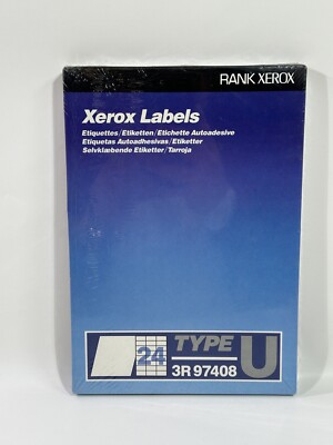 Xerox Labels Etiketten Type U 100 A4 Blatt x 24 St. 3R97408 Selbstklebend HL7