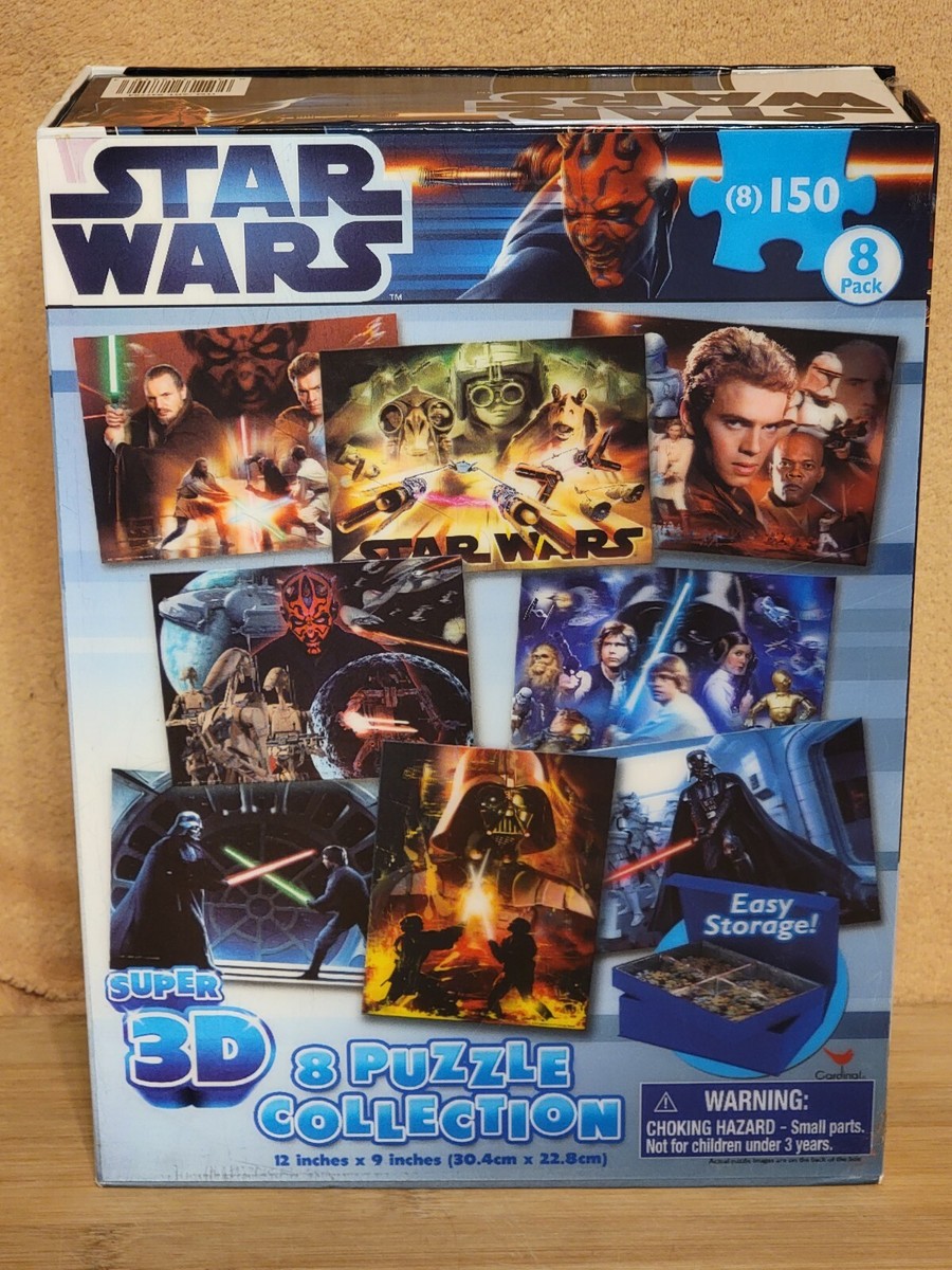 【希少 未開封】 STAR WARS ジグソーパズル Episode8 Star Wars SUPER 3D 8 Puzzle Colection New Open Box Sealed Puzzles