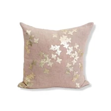 $299 William D Scott Beige Gold/Thistle Christie Euro Throw Cushion Décor Pillow