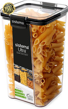 Ultra Tritan Airtight Pantry Container 1.3L Stackable BPA-Free with Locking Clip