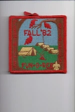 1982 Foothills District Fun-O-Ree patch