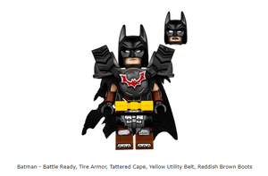 all lego batman minifigures