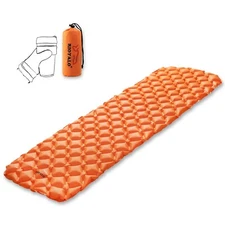 Inflatable Sleeping Pad Insulated Camping Pad -Lightweight Portable Air Mattress