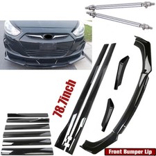 For Hyundai Sonata Front Bumper Lip Spoiler Splitter Side Skirt Rear Strut Rod