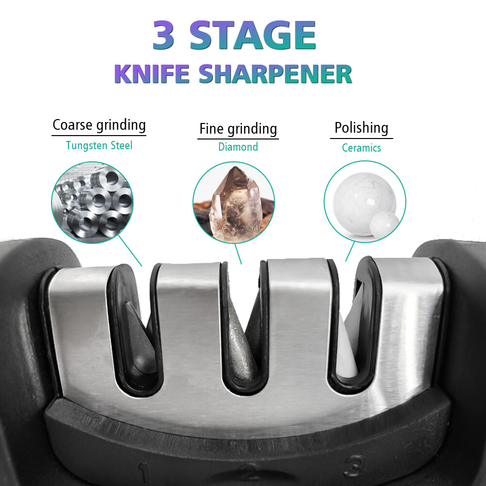 Knife Set Sharp Stainless Steel Professional Chef Cutlery Steak Kitchen Knives eBay