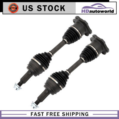 2Pcs Front Fits Chevy GMC Silverado Suburban Sierra 1500 4WD CV Axle Shaft