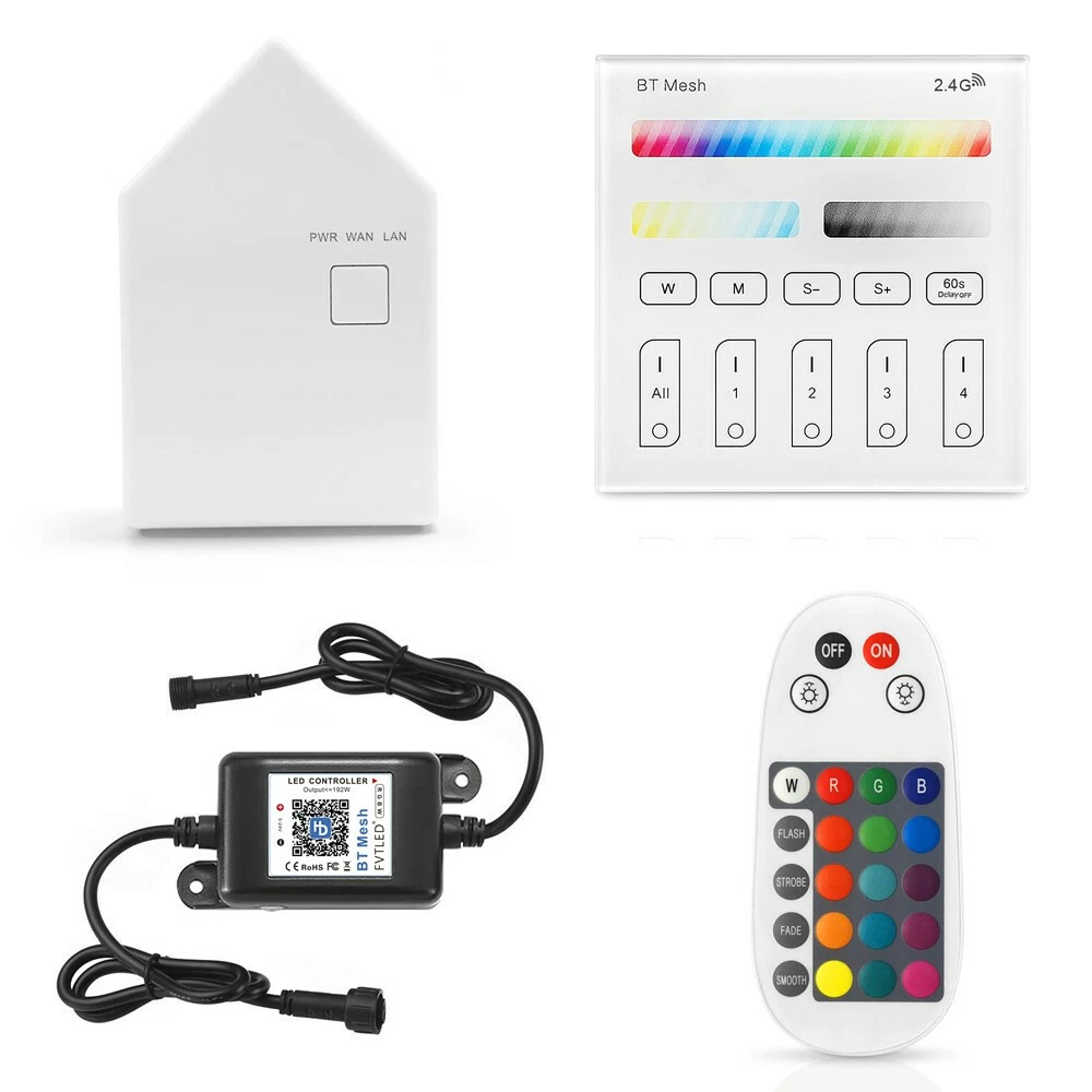 Bluetooth Mesh Touch Panel Smart Bridge Remote Controller for FVTLED Lights