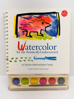 Watercolor: For the Artistically Undiscovered (Klutz) New Book & Paint Vintage